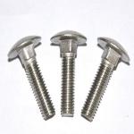 Dacromet Cup Head Square Neck Bolt , Stainless Steel Mushroom Head Bolts