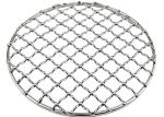 Disposable Picnic Cooking BBQ Grill Grates Wire Mesh Round Crimped