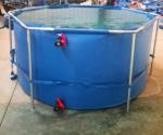 5000 L Collapsible Round Tarpaulin Fish Tank Environmental Protection PVC Fish