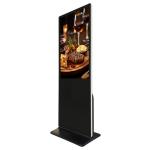 1920 X 1080/3840*2160 Floor Standing Digital Signage Display High Contrast Ratio