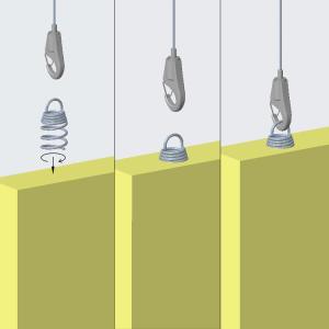 Wholesale Customizable Stainless Steel Wire Ceiling Suspension System with Dual Cable Outlet from china suppliers