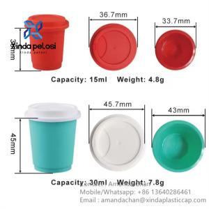 Wholesale Mini Coffee Cup Capsule With Sealing Foil Food Grade Bottle For Tea Or Coffee from china suppliers