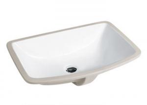 Wholesale Undermount Bath Sinks With Drainer , Rectangular Porcelain Undermount Sink from china suppliers