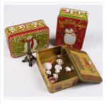 Full Color Custom Promotional Packaging Candy Metal Tin Storage Box With Hinged
