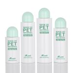OEM Lotion Plastic Screw Cap Bottles PET 150ml 300ml Cosmetic Vacation Packages