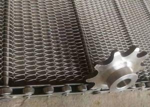 Professional Flat Wire Mesh Belt For Small Food Biscuits And Chocolate Snacks