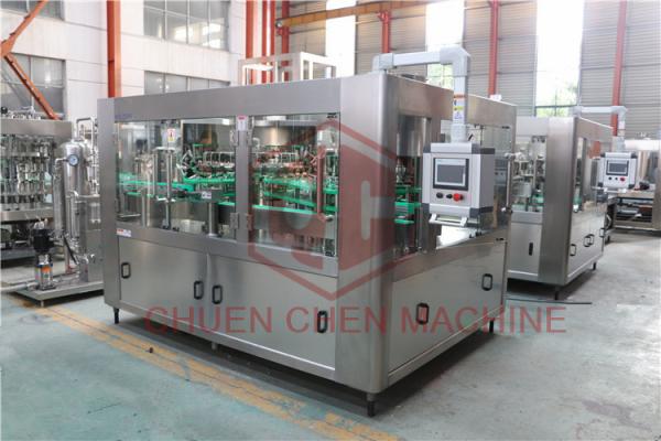Olive Oil Glass Bottle Filling Machine Juice Processing Screw Capping