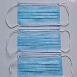 Blue Sterile Disposable Mask 3 Ply Face Medical Earloop Procedure Masks
