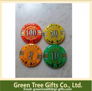 Wholesale Factory supply Cheap price custom metal& clay poker chip for sales from china suppliers