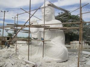Wholesale Religious Custom Marble Sculpture Large Marble Buddha Statue from china suppliers