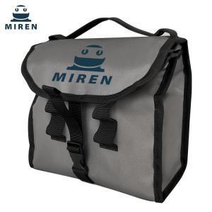 China Reusable Folding Insulated Cooler Bag 6L Dark Grey Color For Food Preservation on sale