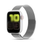 Large Screen W68 Fitness Tracker Smart Watch Stainless Steel Band For Android /