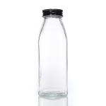 Bpa Free 25Oz 32Oz Pasterurization Juice Milk Delivery Glass Bottle With Metal