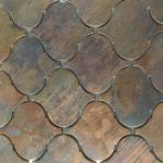 Factory Supply Bronze Metallic Copper Tiles Lantern Design For Kitchen