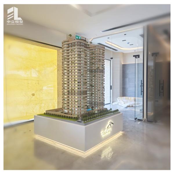 High - End Architectural Model Exquisite Craftsmanship Realistic Display for Marketing and Collection