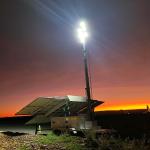 Monocrystalline Solar Hybrid Light Tower Trailer Light Tower Charging Time 7