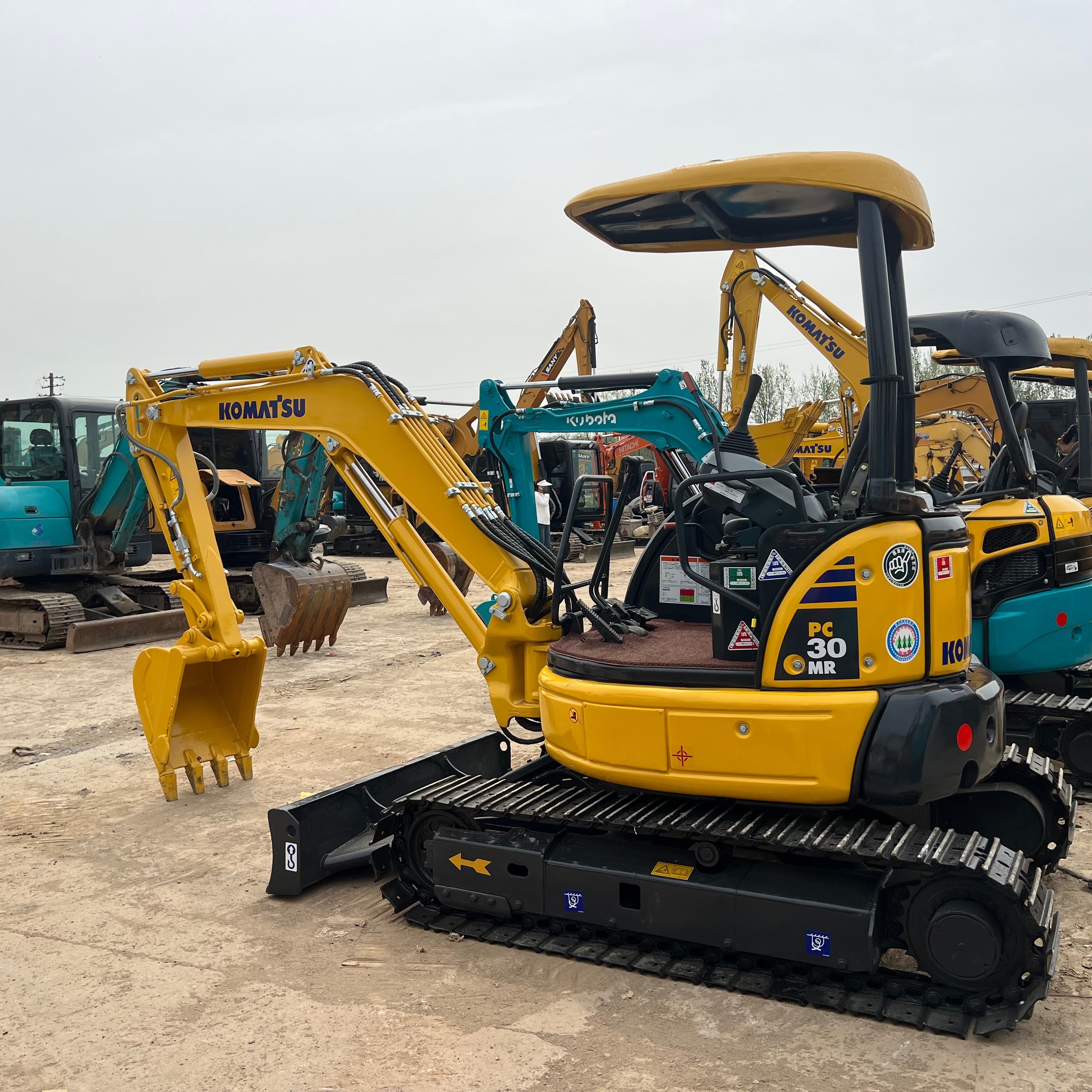 3TON Used Mini Komatsu Pc30 Excavator Secondhand Digger Compact Crawler