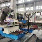 Large Diameter Professional PLC Floor Type Flange Turning Horizontal Face Lathe
