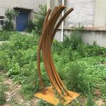 Modern Abstract Ring Rustic Metal Yard Art Garden Sculptures ISO9001