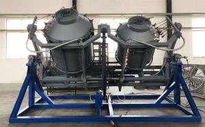 Wholesale High Capacity Electric Adjustable Rock And Roll Rotational Moulding Machine from china suppliers