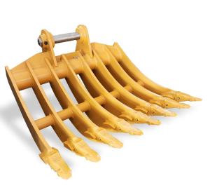 Wholesale Orange Color Excavator Rake Bucket Tilting For Dozer Digger CE Approval from china suppliers