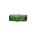 Single Mode Fiber Optic Cable Accessories Simplex Sc Apc Adapter With Flange