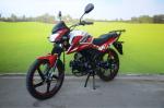 110cc Sport 12L Fuel Tank Matte Black Street Bike With Footrest Front Bumper