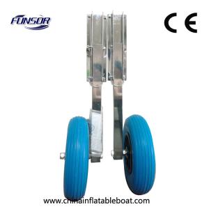Wholesale Soild 330 Reinforced Inflatable Boat Accessories , Inflatable Boat Launching Wheels from china suppliers