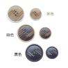 Buy cheap Fine edge resin brushed button with slot decorative for mink coat windbreaker from wholesalers