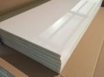 Ivory White PVC Ceiling Panels Glossy Oil Protecting Plastic Ceiling Tiles 603mm