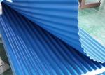 White 1130mm Width PVC Roof Tiles Green Environment Corrugated Roofing Sheet