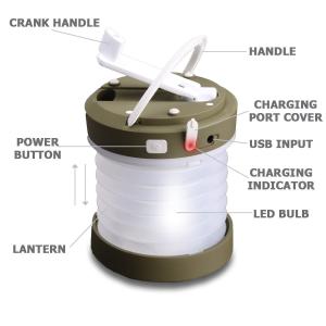 Wholesale Dynamo Crank Telescopic Camping Lantern from china suppliers