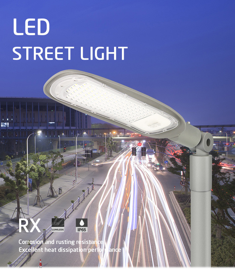 SMD 3030 Outdoor LED Street Lights 90lm/W 60w 100w 150w 200w 220v For Public Place