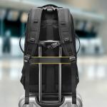 900D Single Layer Film 30L Waterproof Business TSA Lock Backpack 1kg