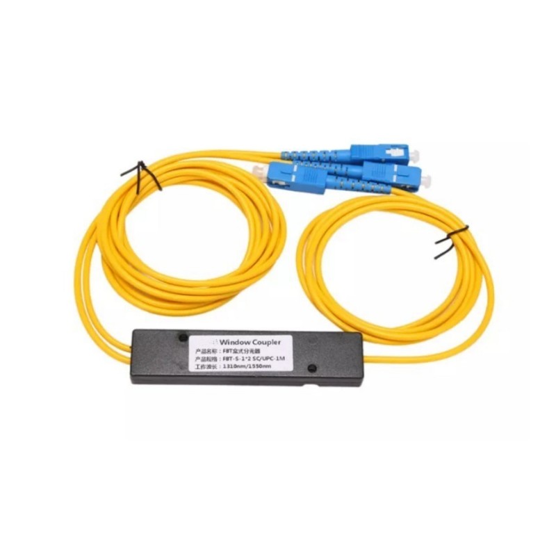 1x2 Fbt Coupler SC/UPC SC APC Connector Optical PLC Splitter for in FTTH FTTX Network