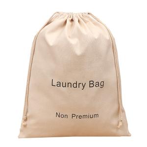 Wholesale Heavy Duty Cotton Drawstring 28x40cm 210D Canvas Hanging Hamper from china suppliers