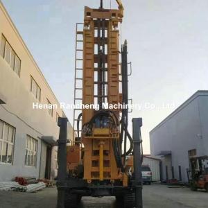 Wholesale Hydraulic Crawler Well Drilling Machine 1000m Pneumatic Borehole Rig With Diesel Engine from china suppliers