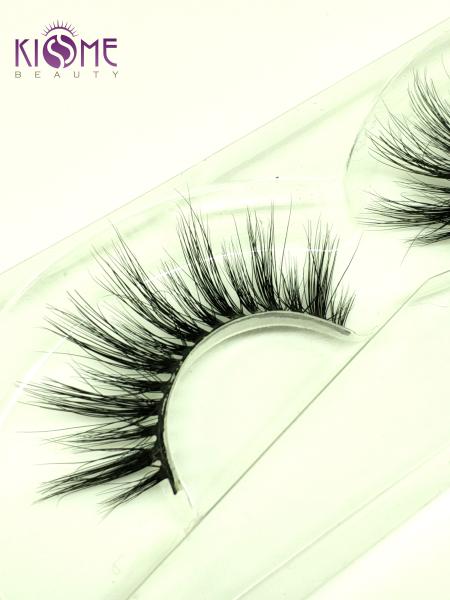 Fashion Fluttery Natural Mink Eyelashes Hypoallergenic 3d Faux Mink Lashes D001