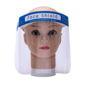 Wholesale Large Instock Fast delivery CE FDA Disposable Plastic PET Protective Face Shield visors, Clear Full Medical Face Shield from china suppliers
