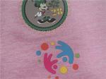 Cartoon Pattern Silk Screen Heat Transfer Wash Labels For Garment Or Bags