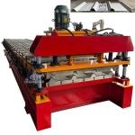 Tr4 trapezoidal roofing sheet roll forming machine for Peru