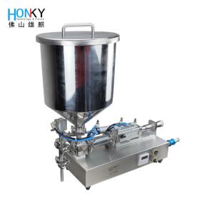 Wholesale Desktop Skin Care Cream Filling Machine With Ceramic Piston Cylinder Cosmestic Jar Filling from china suppliers