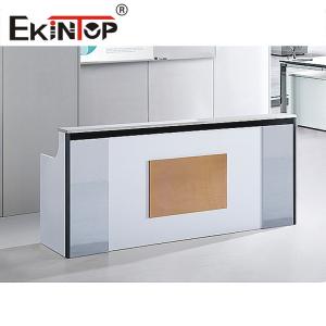 Wholesale Aluminium Alloy Reception Counter Table , Office Reception Desk MDF Painting from china suppliers