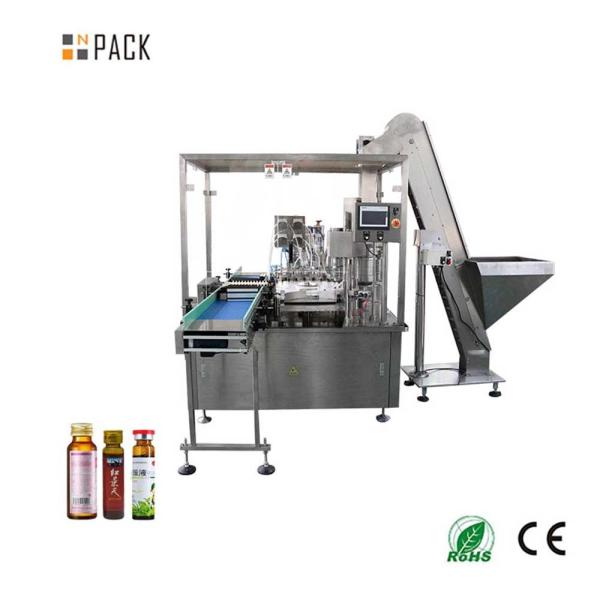 Npack Automatic Peristaltic Pump Liquid Oral Plastic Bottle Filling And Capping
