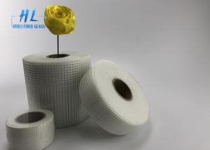 Wholesale 45mm * 90m White Color Self Adhesive Drywall Tape , Adhesive Fiberglass Mesh Tape from china suppliers