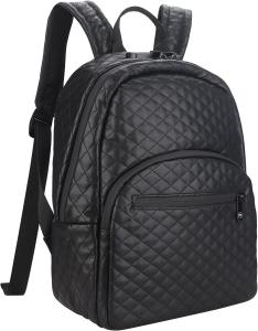 Wholesale Large Capacity Black PU Waterproof Custom Travel Smell Proof Bag For Men with Lock from china suppliers