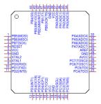 Atmel Atmega162-16Au Cpu Microcontroller Passive Electronic Components Supplier