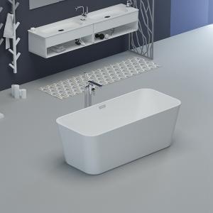 Wholesale Stand Alone Acrylic Soaking Tub 160x75x56cm 5 Years Warranty from china suppliers