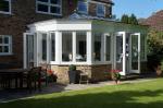 Waterproof Aluminum Frame Glass House Prefab Greenhouse with Customized Size