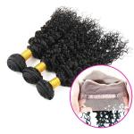 16 Inch Real 360 Lace Frontal Closure , 100 Percent Full Lace 360 Frontal